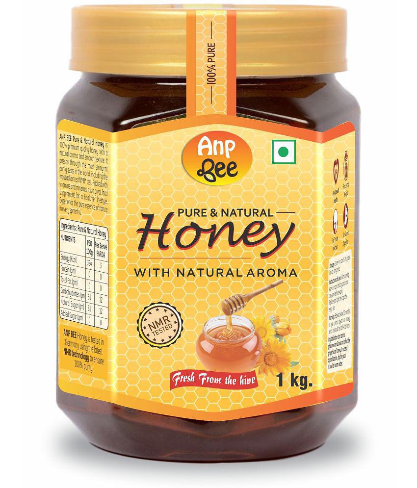 ANP BEE Raw Unpasteurized Honey Pure & Natural Honey 1 kg Pack of 2