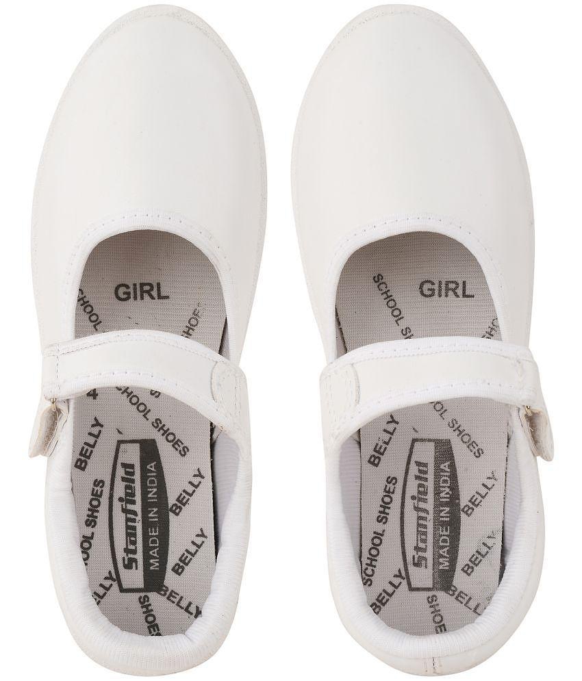 Stanfield - White Girls School Shoes ( 1 Pair ) - None