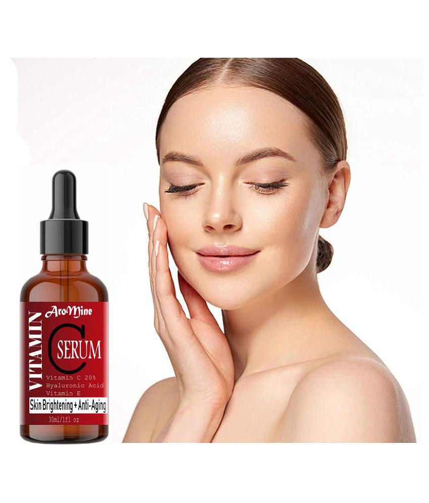 Aromine Vitamin C Serum - Skin Whitening & Anti Ageing Face Serum SPF 20 30 mL