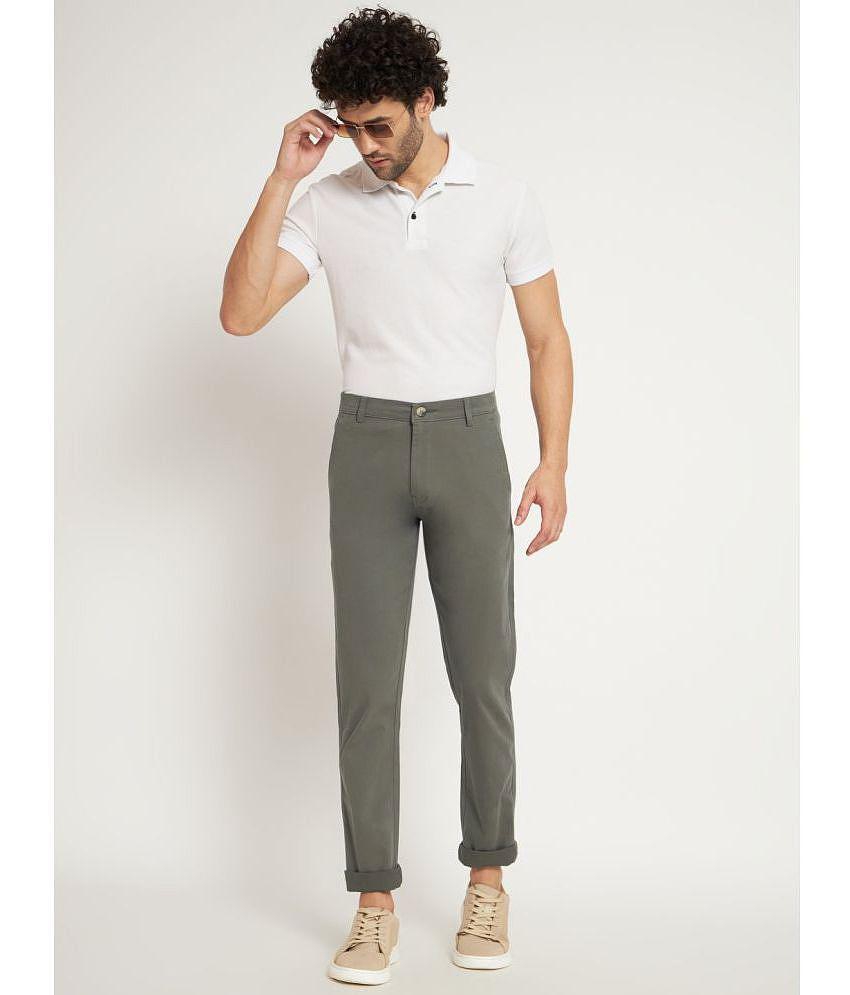 RAGZO Grey Slim Chinos ( Pack of 1 ) - None