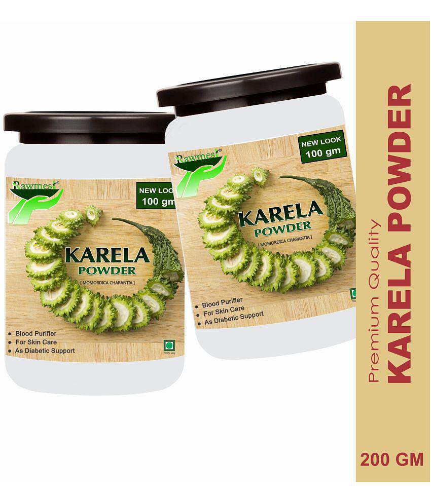 rawmest 100% Pure Karela Powder 200 gm Pack Of 2