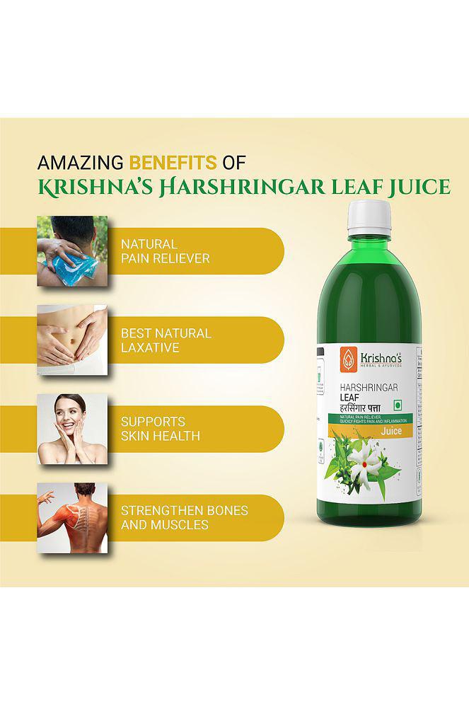 Krishna's Herbal & Ayurveda Harshringar Leaf Juice 1000ml