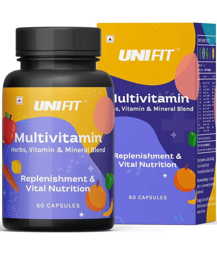 Unifit Multivitamin Capsules for Men and Women with Daily Minerals for Stamina & Immunity, Strong Hair & Skin (60 Capsules)