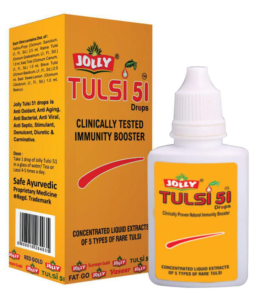 Jolly Tulsi 51 Drops Best Immunity Booster Liquid 1 gm Pack Of 1