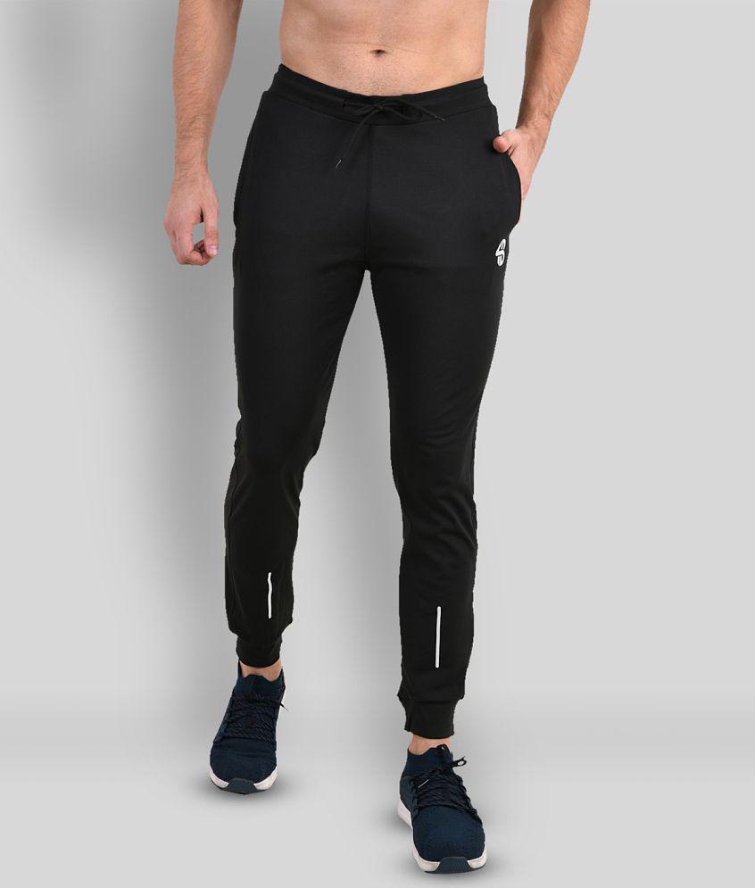 Forbro - Black Polyester Men's Trackpants ( Pack of 1 ) - L