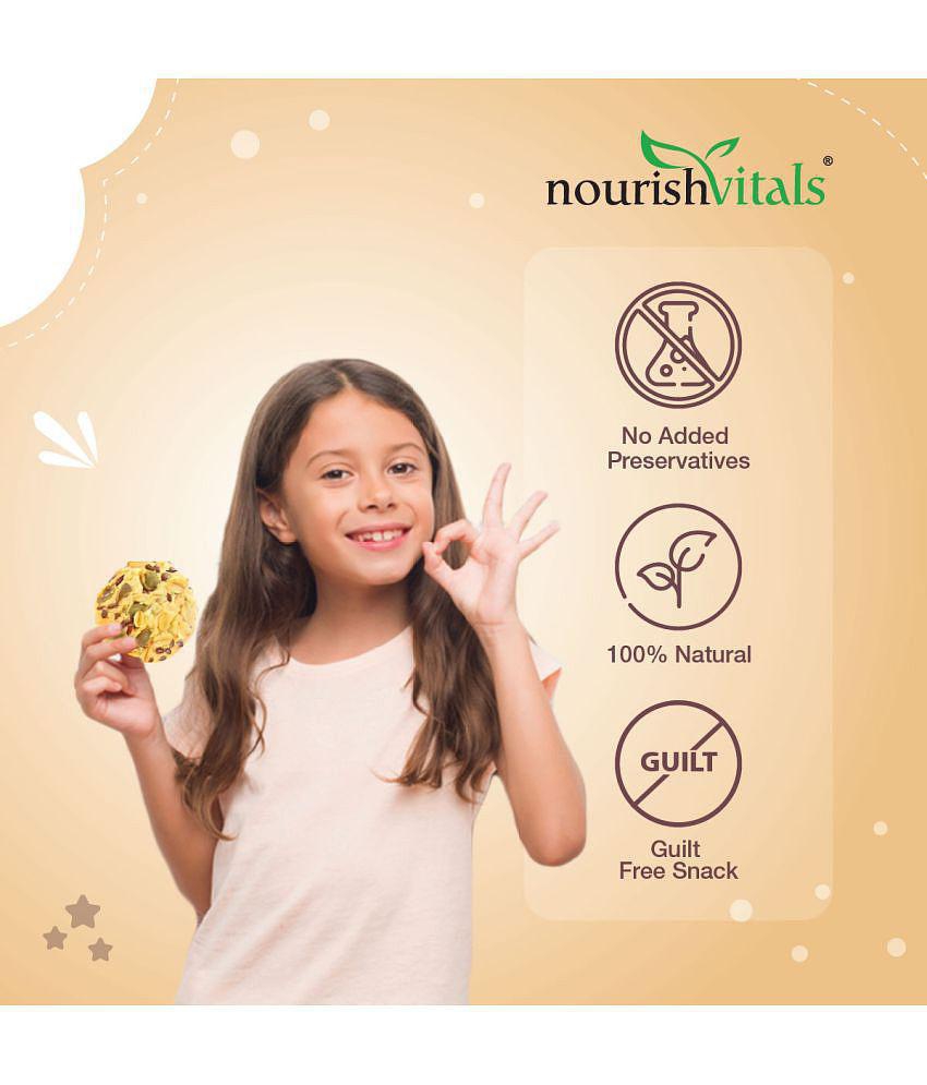 NourishVitals Sugar Free Multigrain Cookies, No Added Sugar, Heavenly Bites, Source of Protein, Crunchy Delights, Genius Snack, 120g