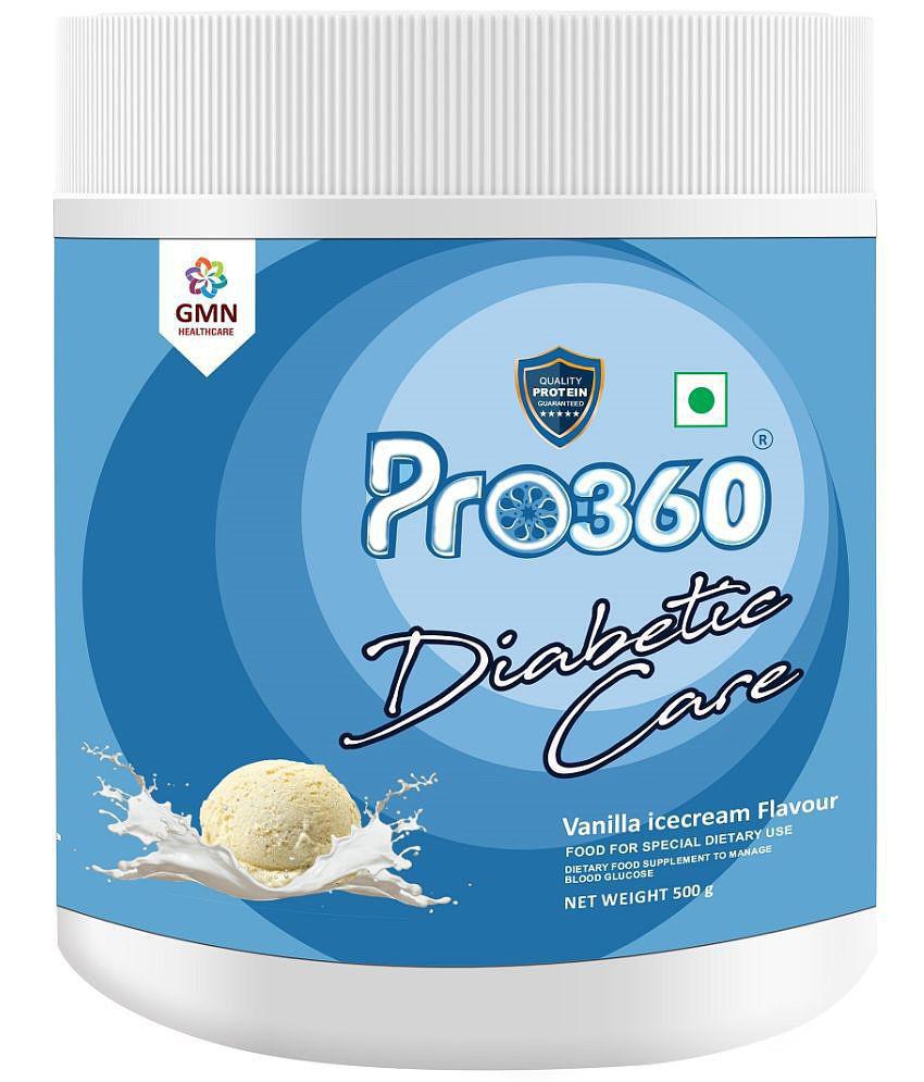 PRO360 Diabetic Protein Powder Health Drink 500 gm Vanilla Ice Cream