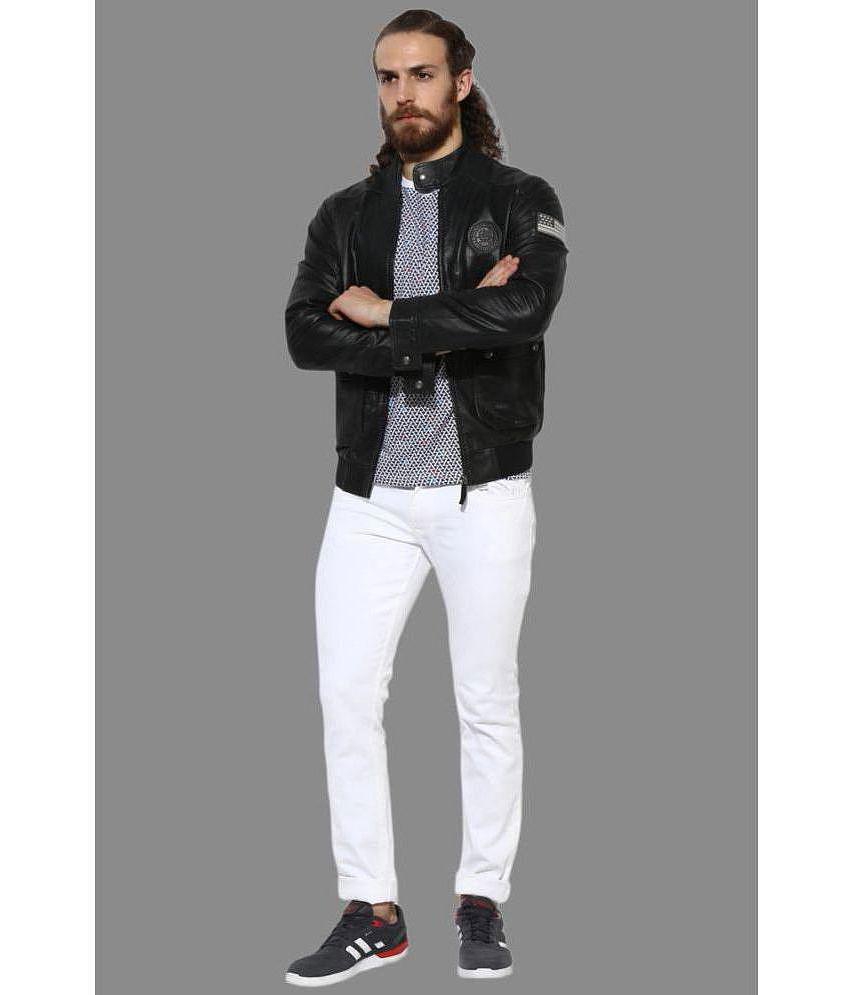 x20 - White Denim Skinny Fit Men''s Jeans ( Pack of 1 ) - None