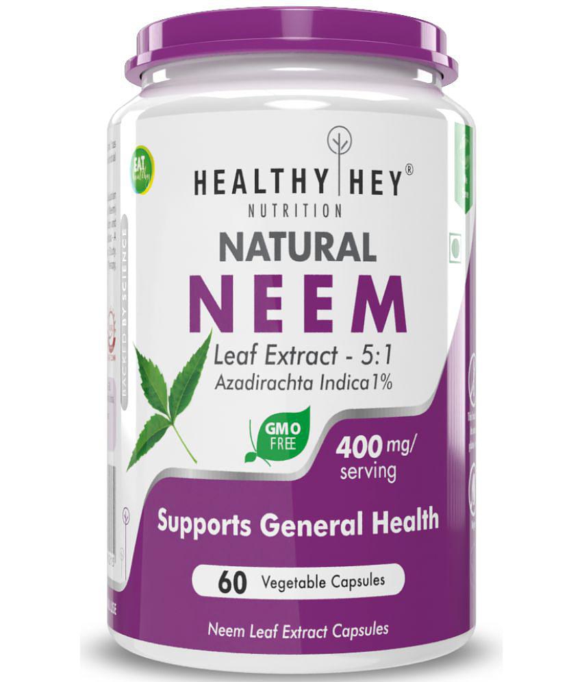 HEALTHYHEY NUTRITION Neem Leaf Extract 400 mg 60 Veg. Capsule 400 mg