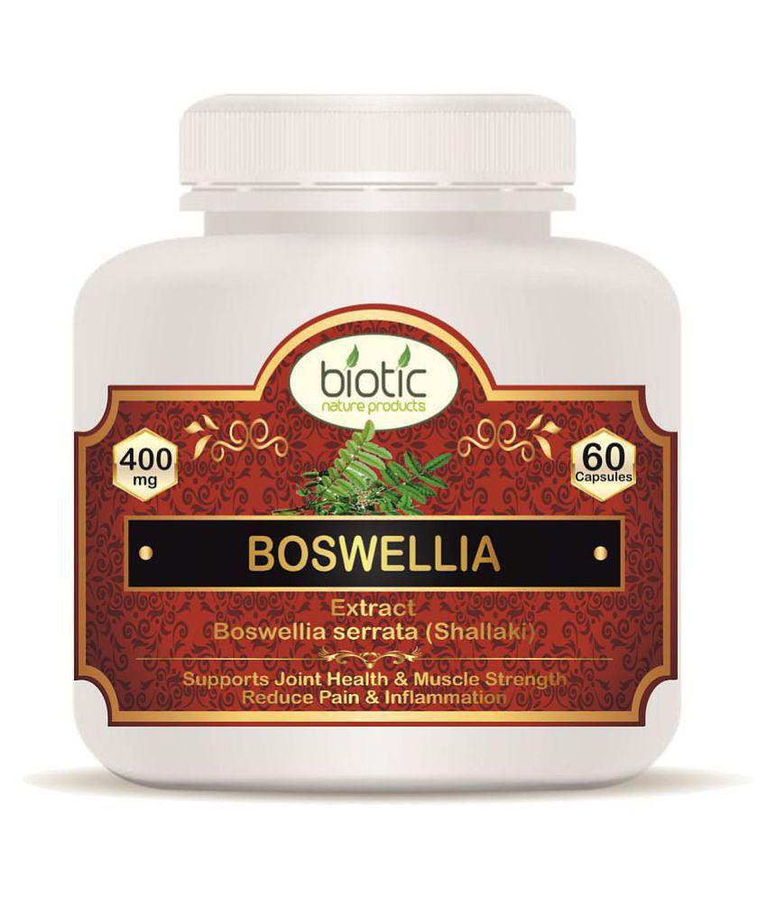 Biotic Boswellia Serrata Capsules (Shallaki)Extract 400mg Capsule 60 no.s