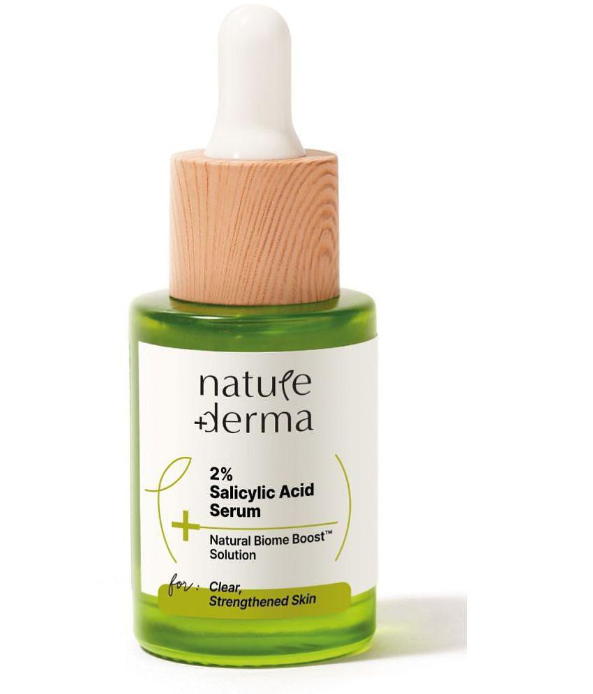 Nature Derma 2% Salicylic Acid Serum with Natural Biome-Boost For Acne, Blackheads & Open Pores| 30ml