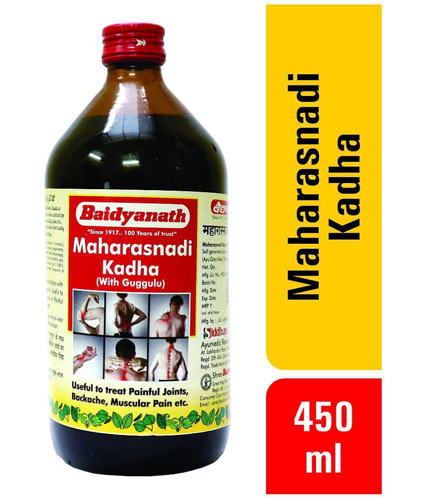 Baidyanath Maharasnadi Kadha Liquid(Immunity Boosters) 450 ml Pack Of 2