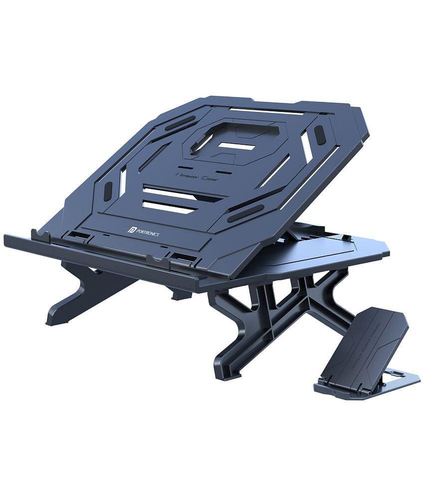 Portronics Laptop Table For Upto 43.18 cm (17) Black