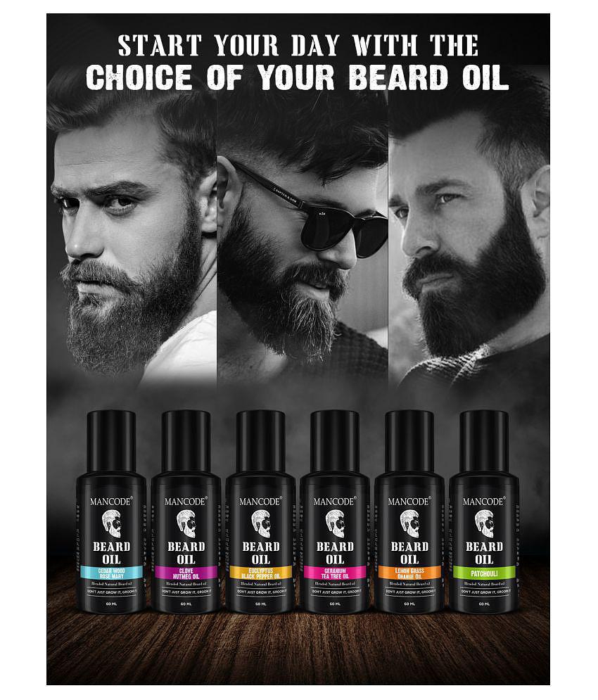 Mancode PATCHOULI Beard Oil 60 ml Pack of 2