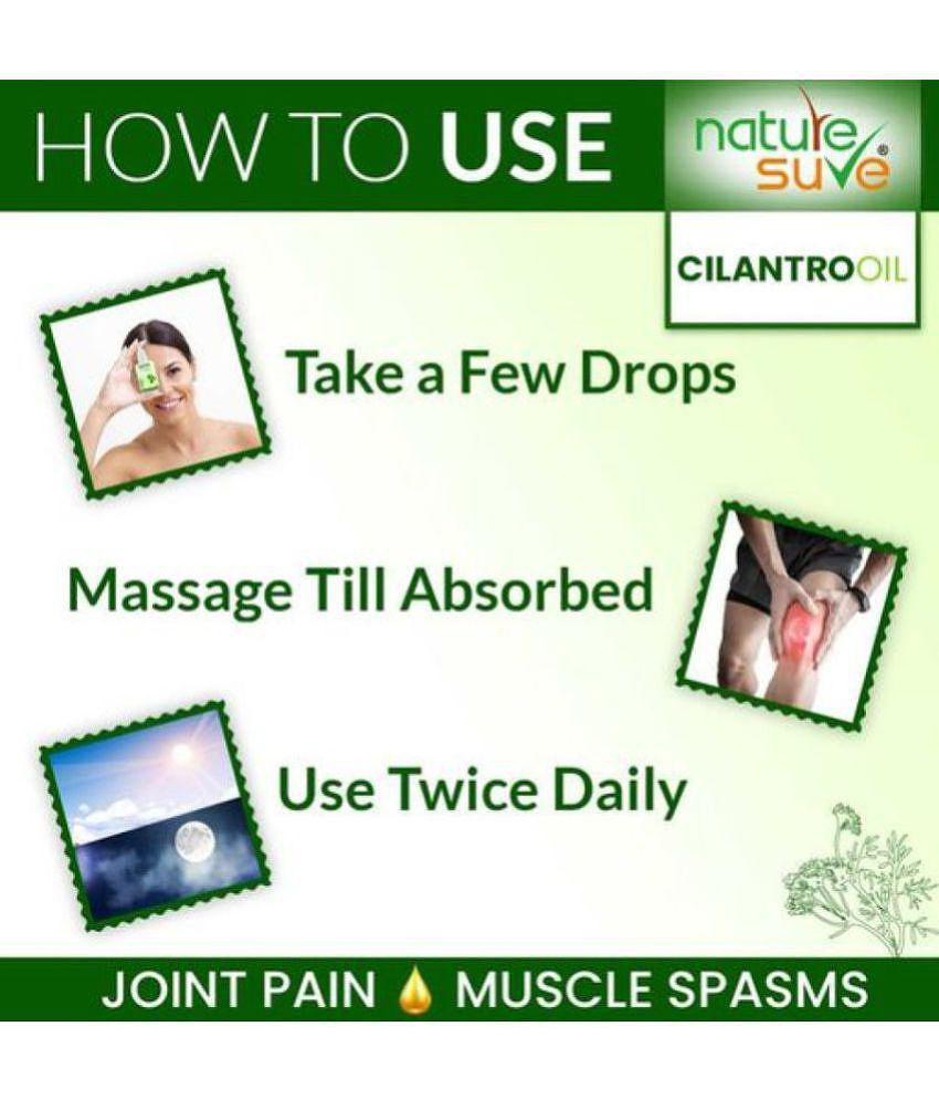 Nature Sure Cilantro Dhania Oil for Joint Pain Oil 40 ml Pack Of 1