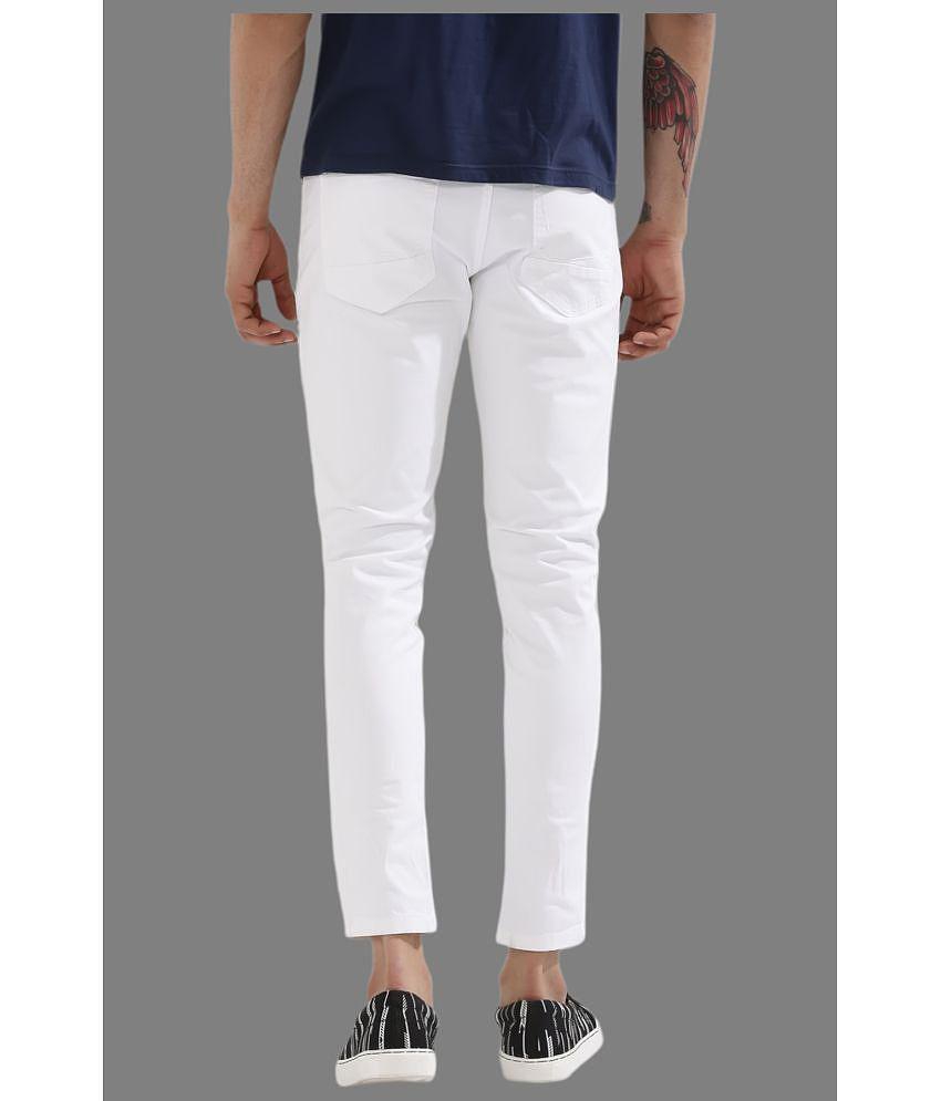 Lawson - White Denim Skinny Fit Men's Jeans ( Pack of 1 ) - None