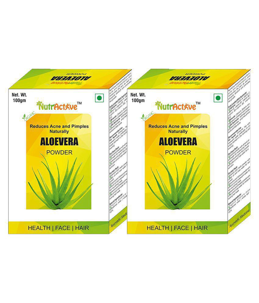 NutrActive Aloe Powder 100 gm Pack Of 2