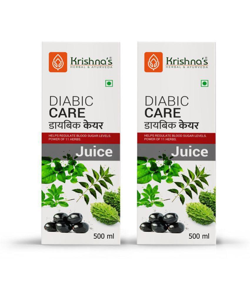 Krishna's Herbal & Ayurveda Diabic Care Juice 500 ml ( Pack of 2)