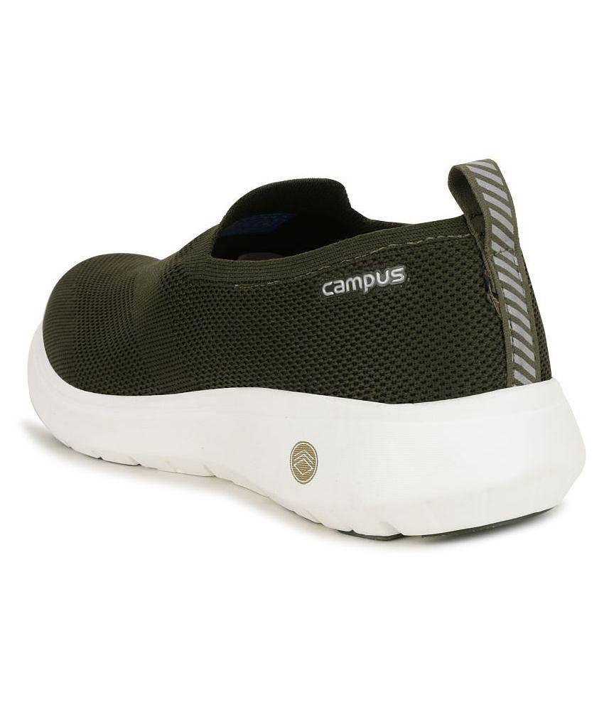 Campus Lifestyle Olive Casual Shoes - 7