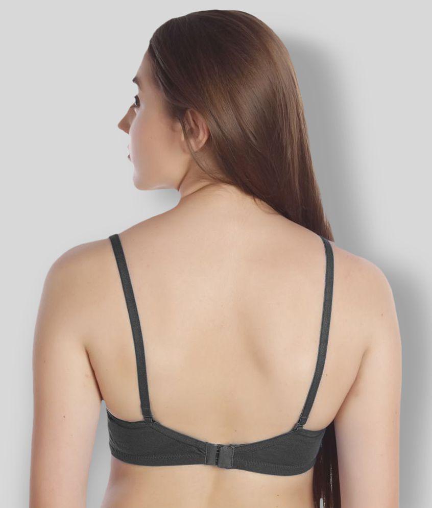 Affordable Women MiEstilo - Multicolor Cotton Padded Women's Everyday Bra ( Pack of 3 ) - 40B 20
