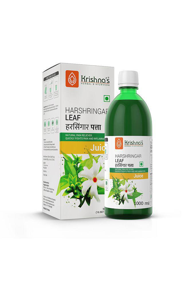 Krishna's Herbal & Ayurveda Harshringar Leaf Juice 1000ml