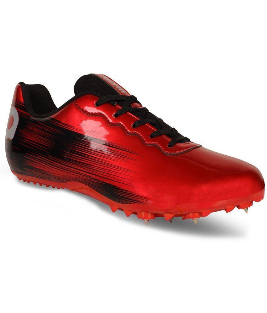 Premium Men Aivin Race Red Mens Sports Running Shoes - None 2025 at ShopCircuit | ONDC
