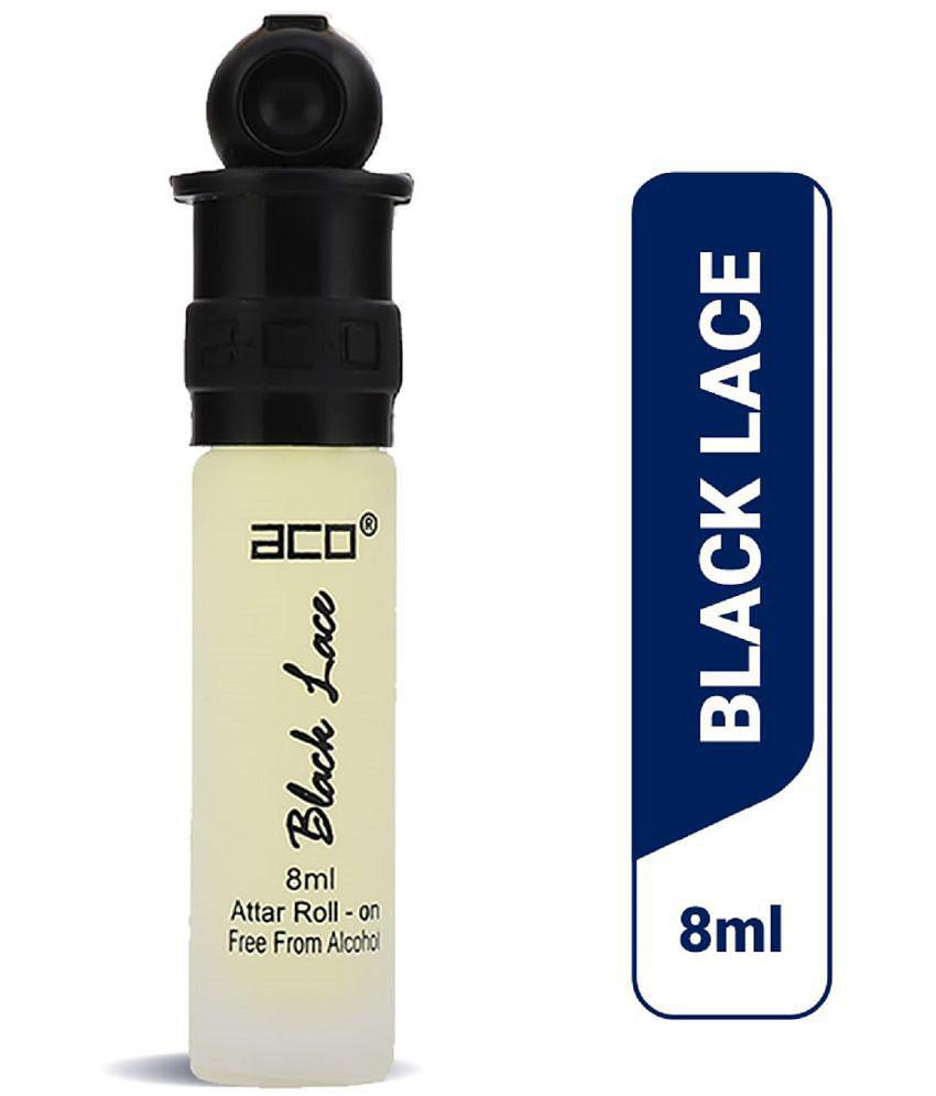 aco perfumes BLACK LACE Concentrated  Attar Roll On 8ml