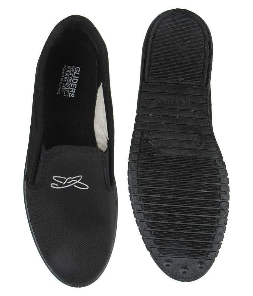 Stylish Men Gliders By Liberty Boat Black Casual Shoes - 12 2025 at ShopCircuit | ONDC