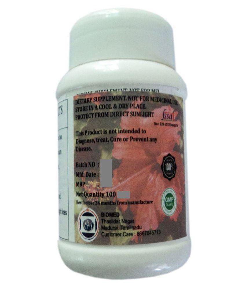 BioMed HIBISCUS(Pure organic) Capsule 100 no.s