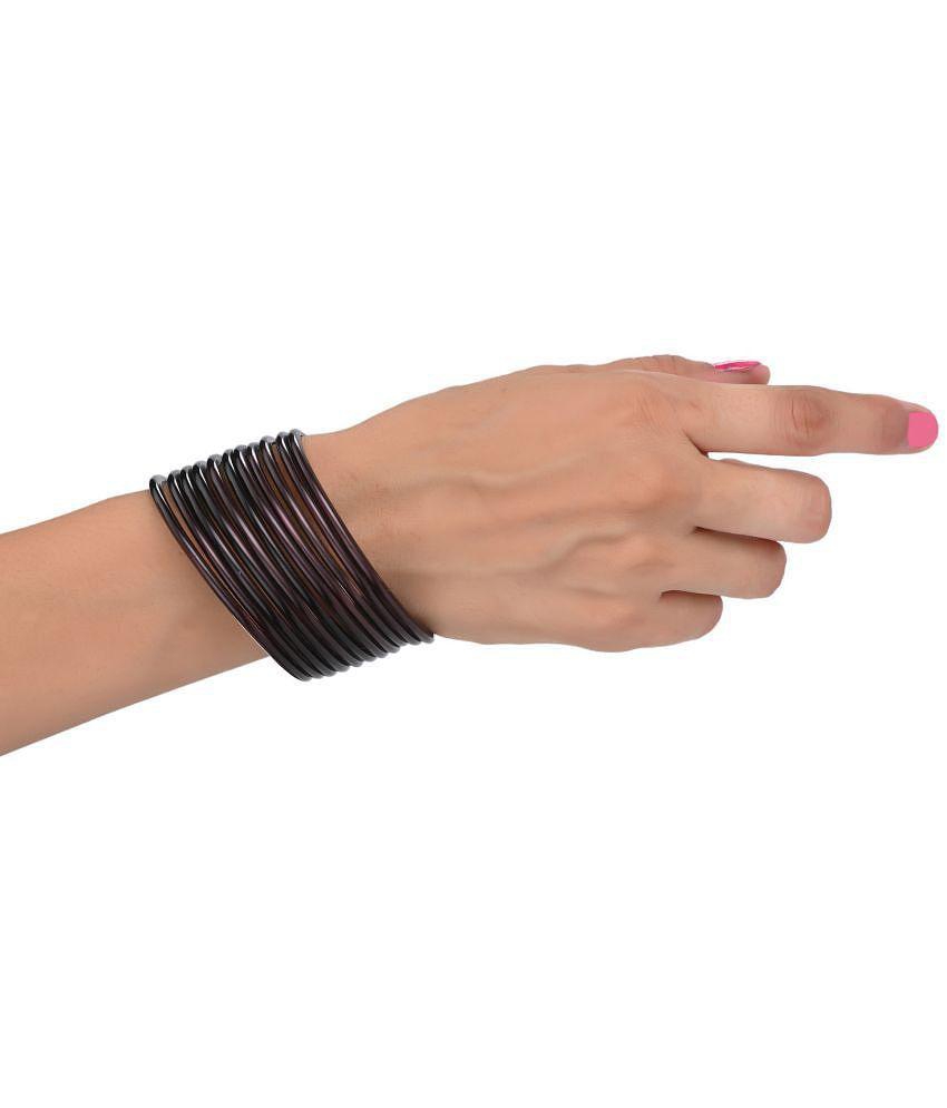 Sophisticated Men Somil - Brown Bangle ( Pack of 12 ) - None 2025 at ShopCircuit | ONDC
