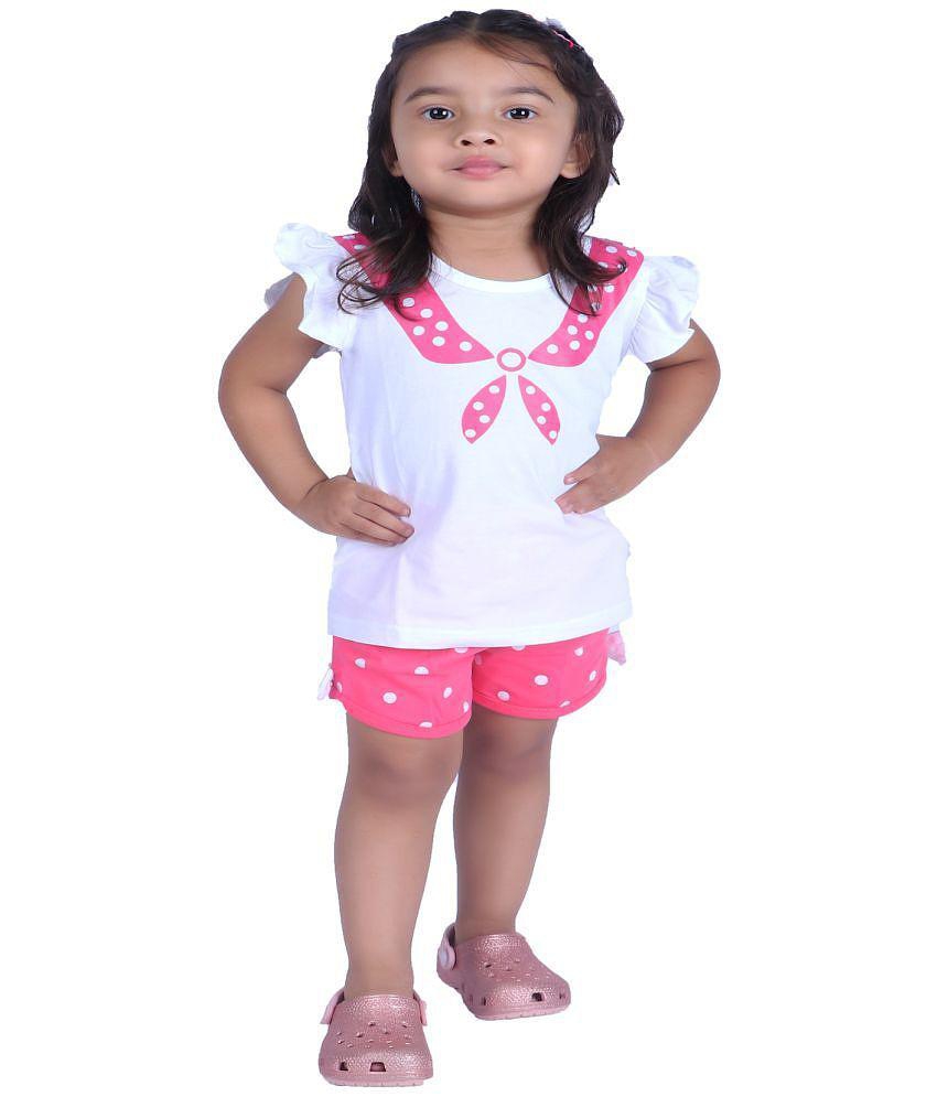 Premium Men CATCUB Girls Cotton Top & Shorts / hot pants (White) - None 2025 at ShopCircuit | ON