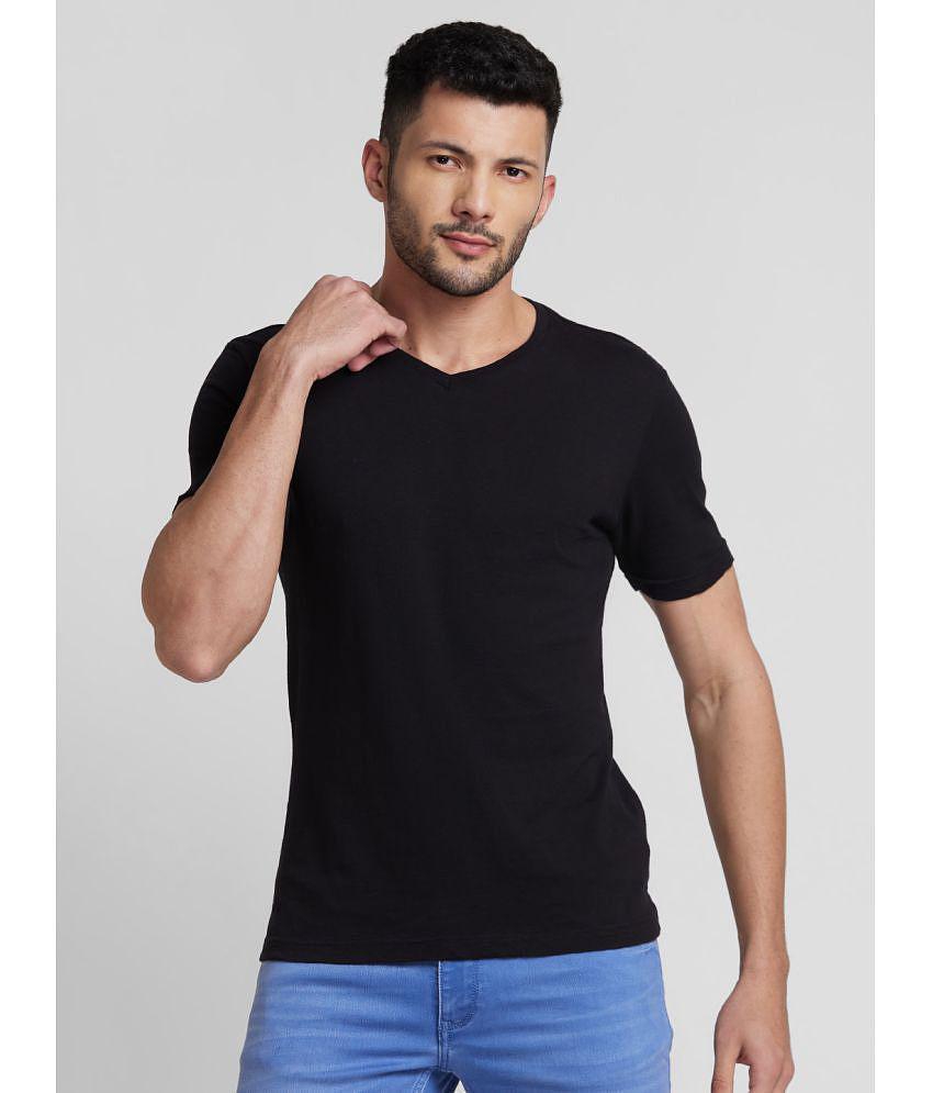 Globus - Black 100% Cotton Regular Fit Men''s T-Shirt ( Pack of 1 ) - None