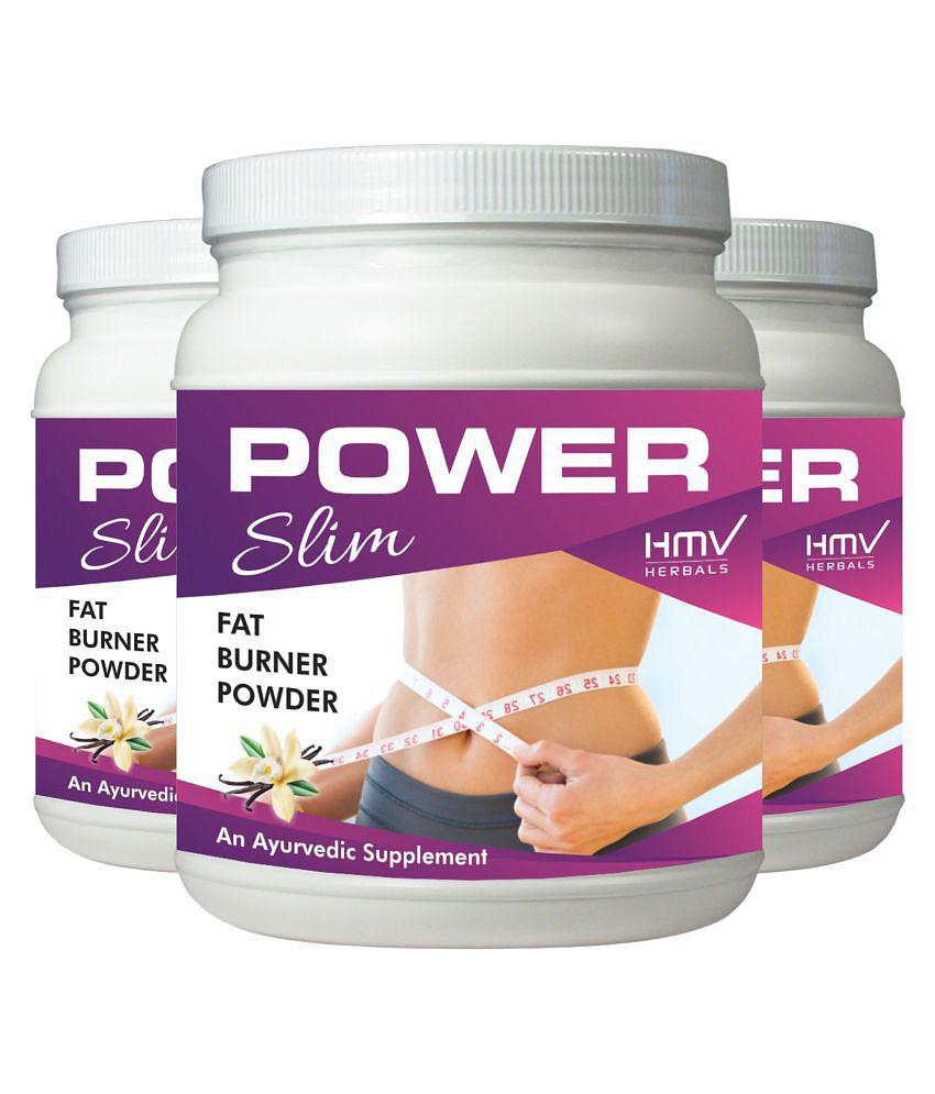 HMV Herbals Power Slim- Herbal Weight Loss Vanilla Powder 300 gm Pack of 3