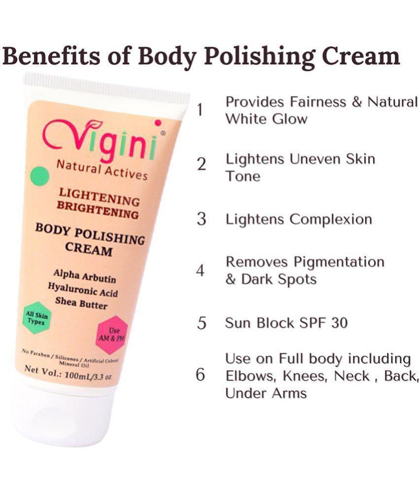 Vigini Kozeecare Skin Whitening Cream Glow Beauty Fairness Remove Dark Spot Pigmentation Lotion Sunscreen Face Serum SPF 30 100 g