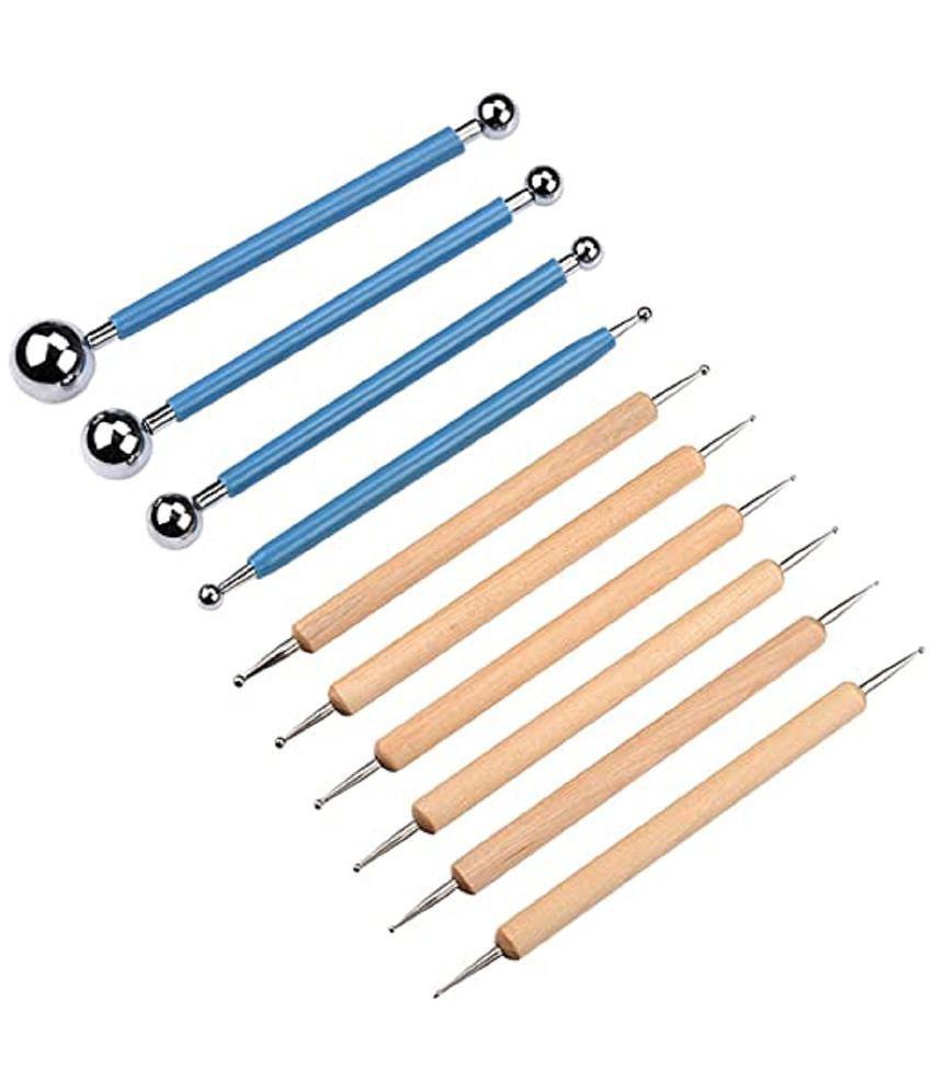 Rangwell Dotting Tools Ball Styluses for Mandala Rock Painting, Pottery Clay Craft