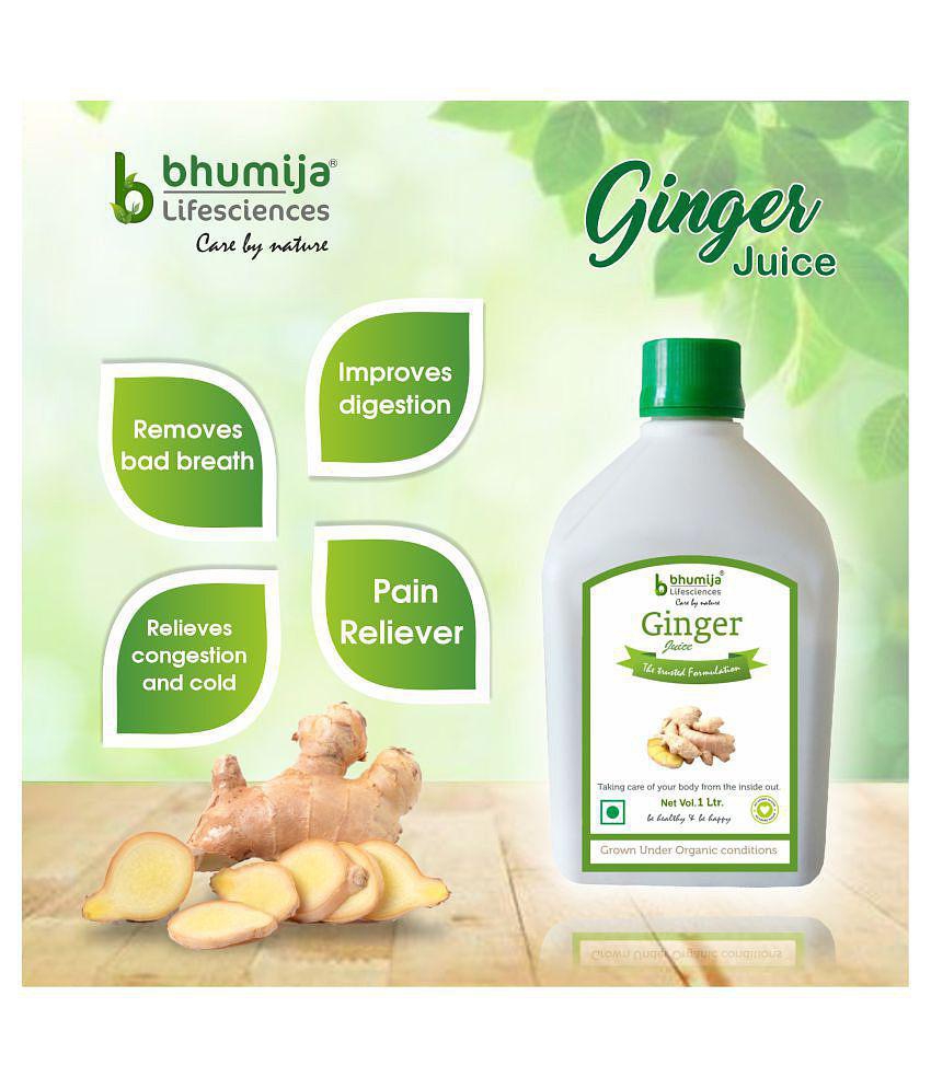 BHUMIJA LIFESCIENCES Ginger Juice   Health Drink Liquid 1 l