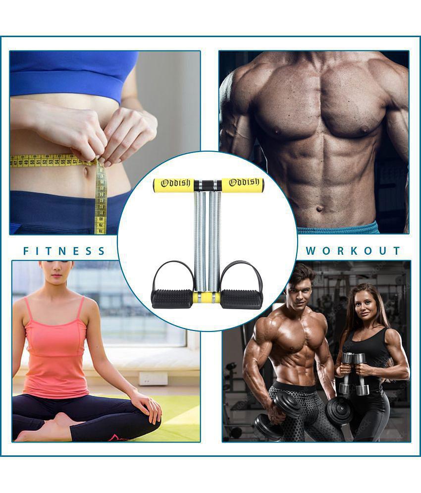 ODDISH; way to fitness Tummy Trimmer Men and Women for Abs Workout Stomach Exercise Machine for Women and Men Exercise in Gym, Home for Abdominal Workout for man and women (YELLOW) - Yellow