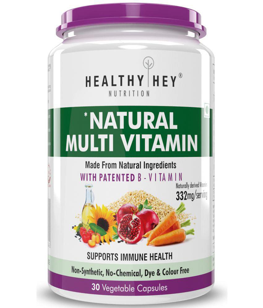 HEALTHYHEY NUTRITION 100% Natural Multivitamin 30 Capsule 332 mg