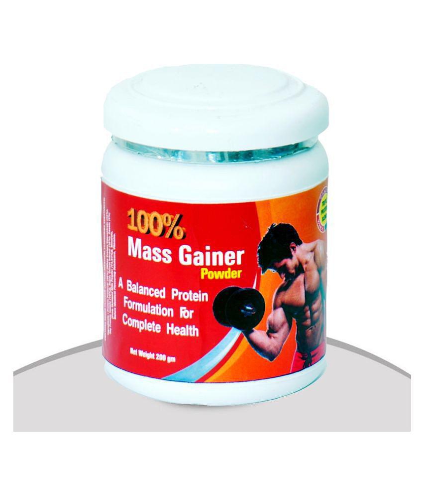 Herbal Care Rikhi 100 % Mass Gainer (Xtra Protein) Powder 200 gm Pack Of 2