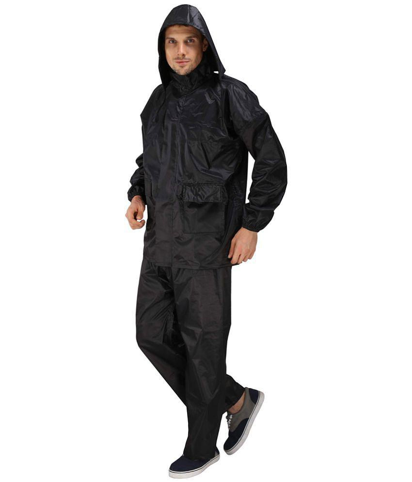 Goodluck Raincoat Set - Black - Black