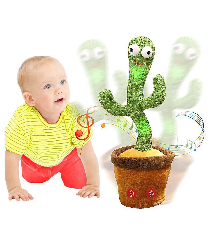 Dancing cactus Musical Kids Toys for Boys/Girls/Baby toys/Singing Recording Repeat What You Say Funny Education Toys for Kids Children Playing