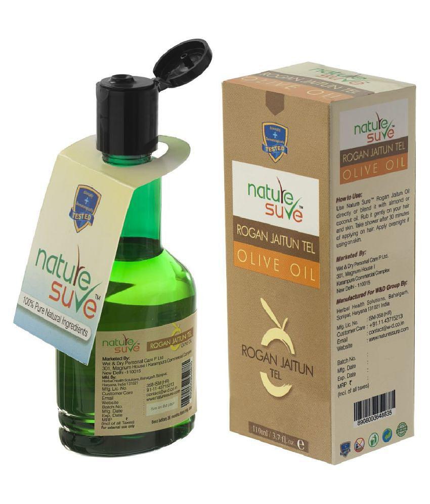 Nature Sure Rogan Jaitun Tail (Olive Oil) for Men & Women - 1 Pack (110ml)