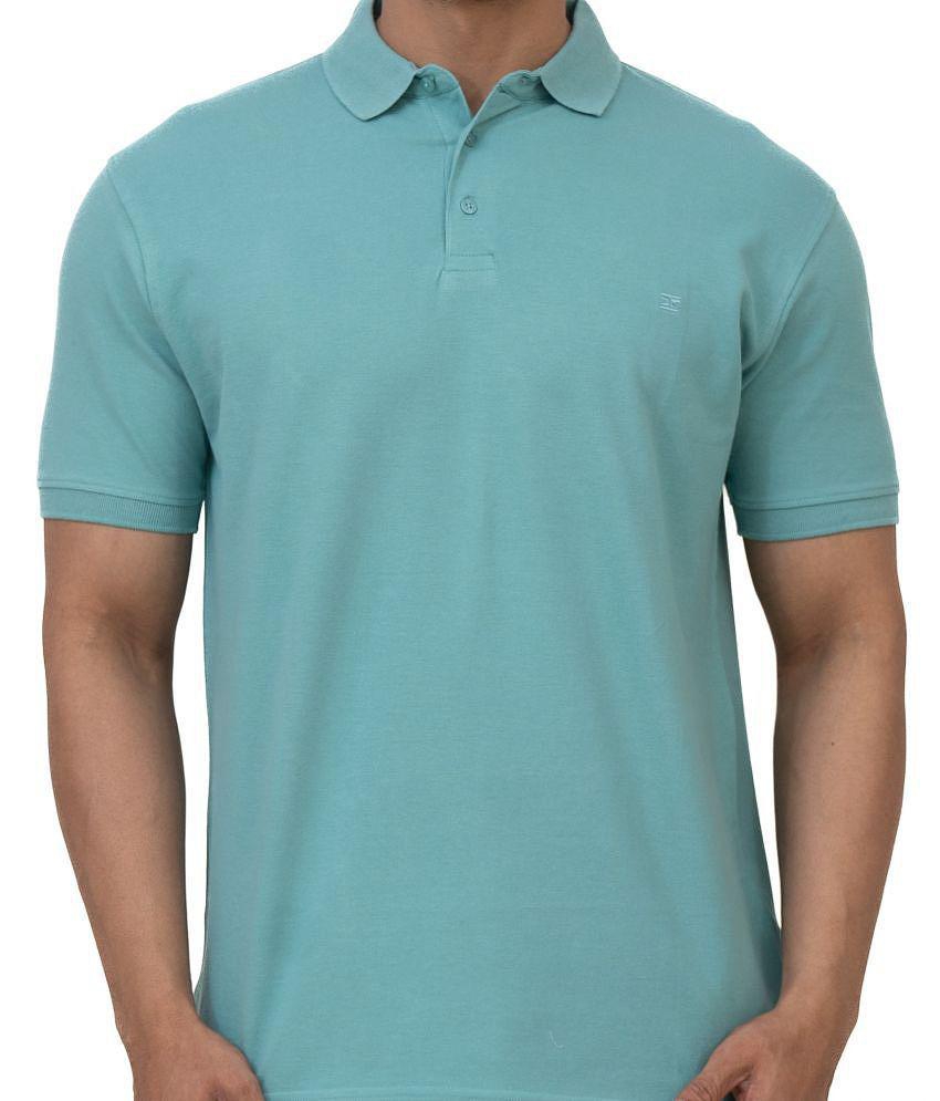 Best Women Cotstyle - Blue Cotton Blend Regular Fit Men's Polo T Shirt ( Pack of 1 ) - None 2025