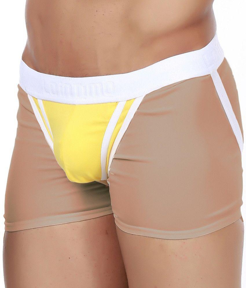 Exclusive Men La Intimo - Multicolor Cotton Blend Mens Briefs ( Pack of 1 ) - L 2025 at ShopCirc