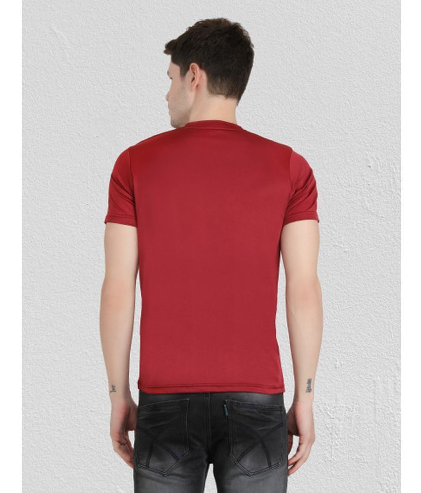 Exclusive Men Ben Toi - Maroon Polyester Regular Fit Mens T-Shirt ( Pack of 3 ) - None 2025 at S