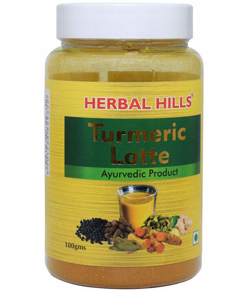 Herbal Hills Turmeric Latte Powder 100 gm Pack Of 1