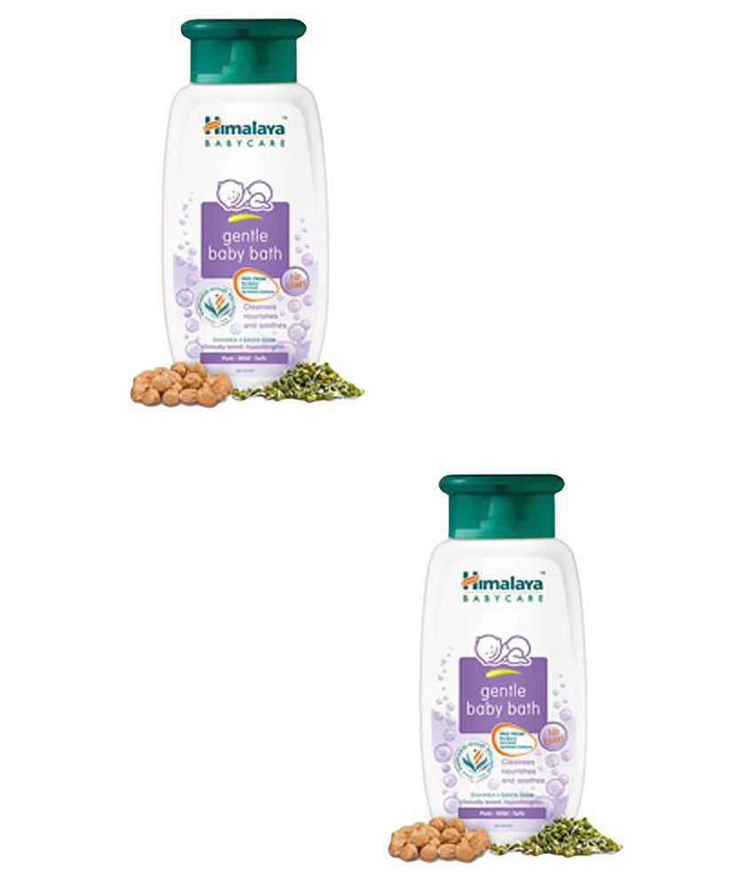 Himalaya White 200 ml Herbal Gentle Baby Bath - Pack of 2