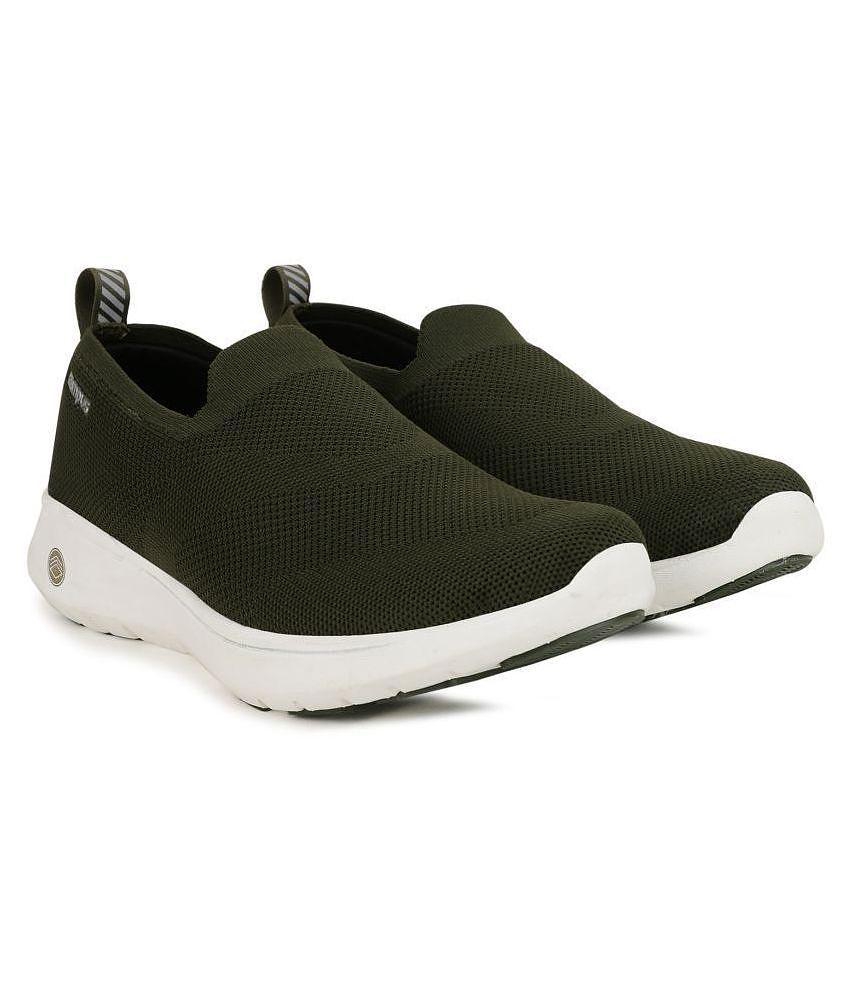 Campus Lifestyle Olive Casual Shoes - 7