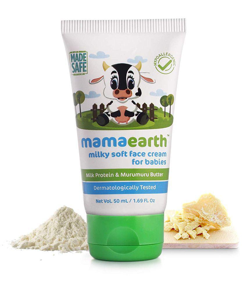 Mamaearth Milky Soft Natural Baby Face Cream for Babies 50mL( Pack of 2)