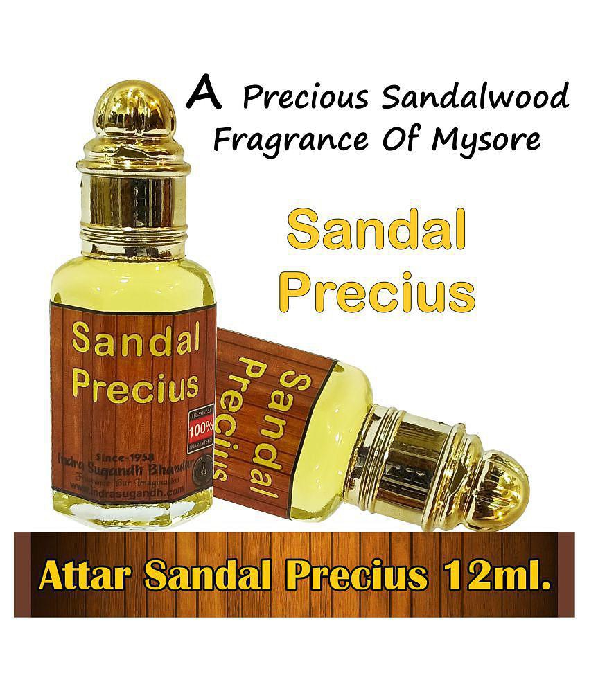 INDRA SUGANDH BHANDAR - Sandal Precious Attar For Men & Women 12ml Pack Of 1